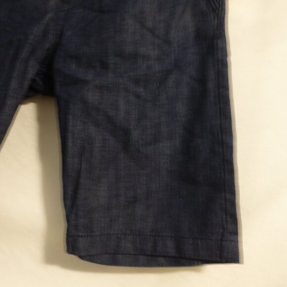 H&M | kids 12-13 years | Dark Blue Lightweight Pull-On Denim / Jean Shorts | NWT - Picture 9 of 16
